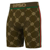 Men's PSD Multi EMBLEM LUX BRN Boxer Briefs