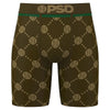 Men's PSD Multi EMBLEM LUX BRN Boxer Briefs
