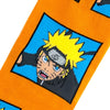 Men's Odd Sox Naruto Heads Orange Crew Socks - OSFM