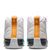 Big Kid's Jordan 12 Retro White/Vapor Green-Photon Dust (153265 130)