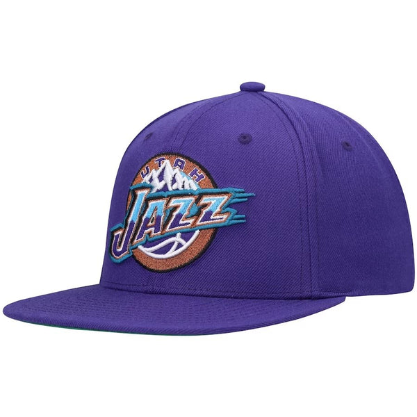 Mitchell & Ness Purple NBA Utah Jazz Team Ground 2.0 HWC Snapback - OSFA