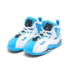 Toddler's Jordan True Flight White/University Blue-Black  (343797 140)