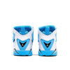 Toddler's Jordan True Flight White/University Blue-Black  (343797 140)