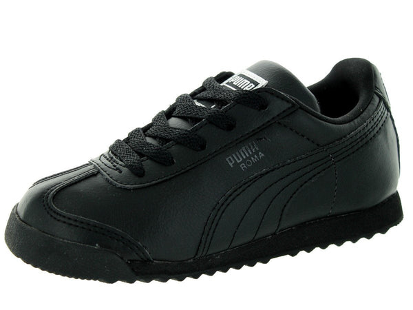 Big Kid's Puma Roma Basic Black/Black (354260 12)