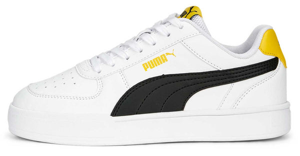 Little Kid's Puma Caven Puma White/Puma Black/Yellow (382057 14)