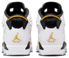 Big Kid's Jordan 6 Retro White/Yellow Ochre-Black (384665 170)