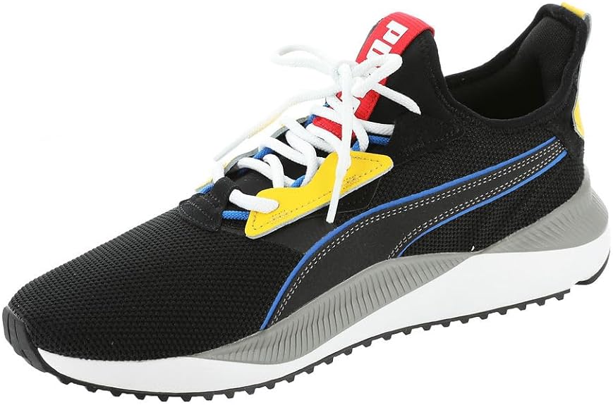 Men's Puma Pacer Future Street WIP Black-Black-Yellow Sizzle (391308 06)
