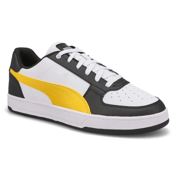 Men's Puma Caven 2.0 White/Yellow-Black-Silver (392290 06)