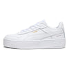 Little Kid's Puma Carina Street Puma White-Puma White-Puma Gold (393847 01)