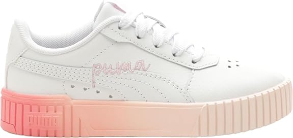 Little Kid's Puma Carina 2.0 Lots of Love P White-Whisp Of Pink (398236 01)