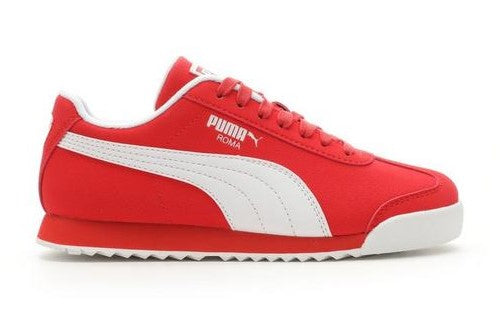 Big Kid's Puma Roma Reversed For All Time Red-Puma White (398299 03)