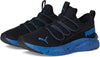 Little Kid's Puma One4ALL Slip On Marble Puma Black-Victoria Blue (403194 02)