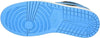 Men's Air Jordan 1 Low Black/Black-University Blue (553558 041)
