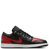 Men's Jordan 1 Low Black/Varsity Red-Summit White (553558 067)