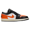 Men's Jordan 1 Low Black/Starfish-White-Sail (553558 081)