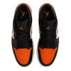 Men's Jordan 1 Low Black/Starfish-White-Sail (553558 081)