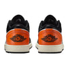 Men's Jordan 1 Low Black/Starfish-White-Sail (553558 081)