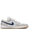 Men's Jordan 1 Low White/Midnight Navy (553558 146)