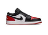 Men's Air Jordan 1 Low White/Black-Varsity Red-White (553558 161)