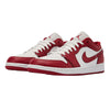 Men's Jordan 1 Low Summit White/Varsity Red (553558 166)