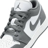 Big Kid's Jordan 1 Low Iron Grey/Summit White (553560 044)