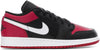 Big Kid's Jordan 1 Low Black/Gym Red-White (553560 066)