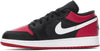 Big Kid's Jordan 1 Low Black/Gym Red-White (553560 066)