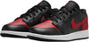 Big Kid's Jordan 1 Low Black/Varsity Red-Summit White (553560 067)