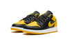 Big Kid's Jordan 1 Low Black/Yellow Ochre-White (553560 072)