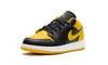 Big Kid's Jordan 1 Low Black/Yellow Ochre-White (553560 072)