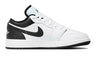 Big Kid's Jordan 1 Low White/Black-White (553560 132)
