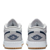 Big Kid's Jordan 1 Low White/Midnight Navy (553560 146)