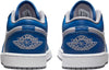 Big Kid's Jordan 1 Low True Blue/Cement Grey-White (553560 412)