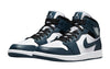 Men's Jordan 1 Mid Armory Navy/White-Black (554724 411)