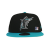 New Era 9Fifty MLB Florida Marlins Blckletter Arch OTC Snapback 60243407 - OSFM