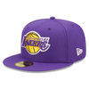 Men's New Era 59Fifty Purple Los Angeles Lakers Pop Sweat Fitted