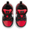 Toddler's Jordan 1 Mid Black/Fire Red-White (640735 079)