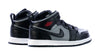 Toddler's Jordan 1 Mid Black/Gym Red-Particle Grey (640735 096)