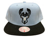 Mitchell & Ness Light Bl/Bk NBA Milwaukee Bucks Uni Away 2 Tone Snapback - OSFA