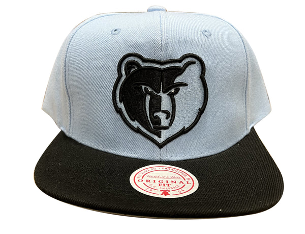 Mitchell & Ness Lt Bl/Blk NBA Memphis Grizzlies Uni Away 2 Tone Snapback - OSFA