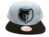 Mitchell & Ness Lt Bl/Blk NBA Memphis Grizzlies Uni Away 2 Tone Snapback - OSFA