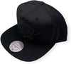 Mitchell & Ness Black NBA HWC Toronto Raptors Pink Moon Snapback - OSFA