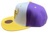 Mitchell & Ness White/Purple NBA  Chicago Bulls Brotherhood Snapback - OSFA