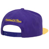 Mitchell & Ness Purple/Gold NBA Los Angeles Lakers Core Basic Snapback - OSFA