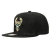 Mitchell & Ness Black NBA Milwaukee Bucks Core Basic Snapback - OSFA
