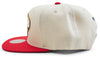 Mitchell & Ness Cream/Red NBA New Orleans Pelicans Core Basic Snapback - OSFA