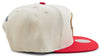Mitchell & Ness Cream/Red NBA New Orleans Pelicans Core Basic Snapback - OSFA