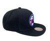 Mitchell & Ness Black NBA Philadelphia 76ers Core Basic Snapback - OSFA