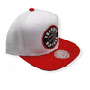 Mitchell & Ness White/Red NBA Toronto Raptors Core Basic Snapback - OSFA