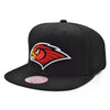 Mitchell & Ness Black NBA Atlanta Hawks HWC Core Basic Snapback - OSFA